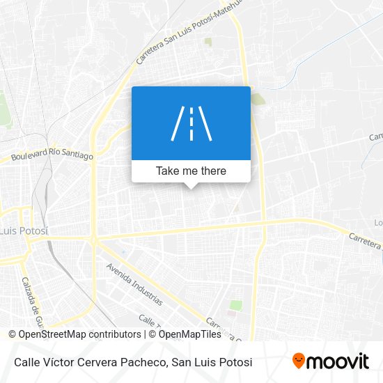 Mapa de Calle Víctor Cervera Pacheco
