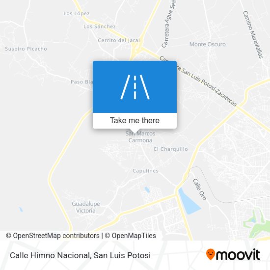Mapa de Calle Himno Nacional