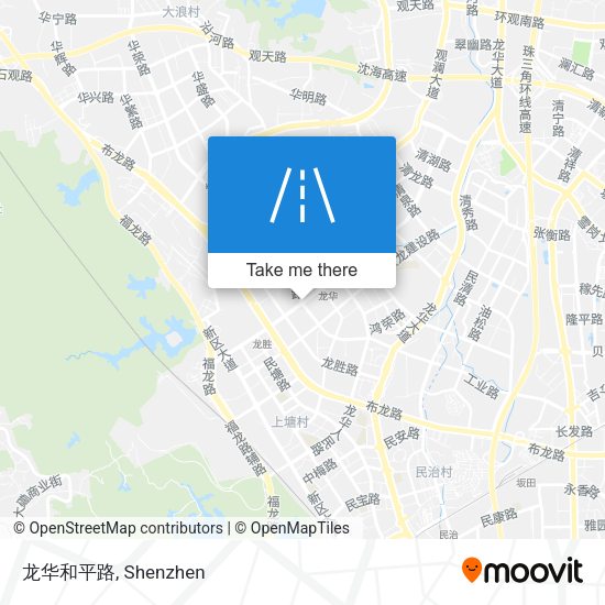 龙华和平路 map