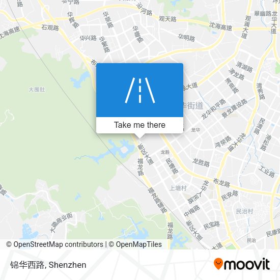 锦华西路 map