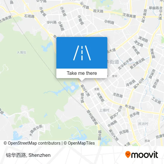 锦华西路 map