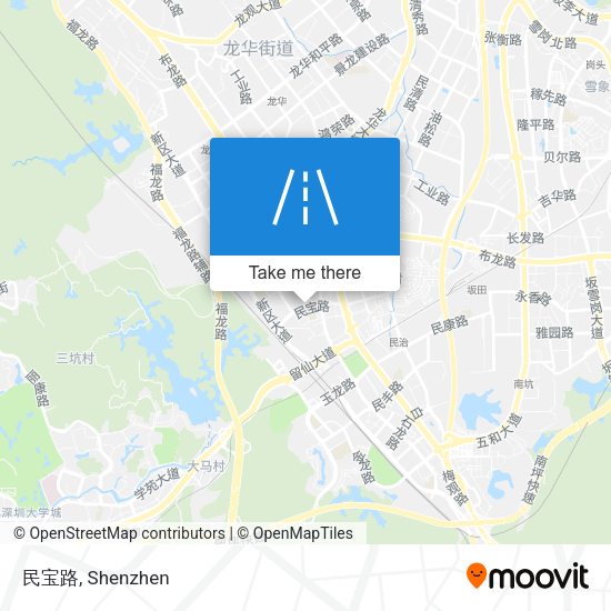 民宝路 map