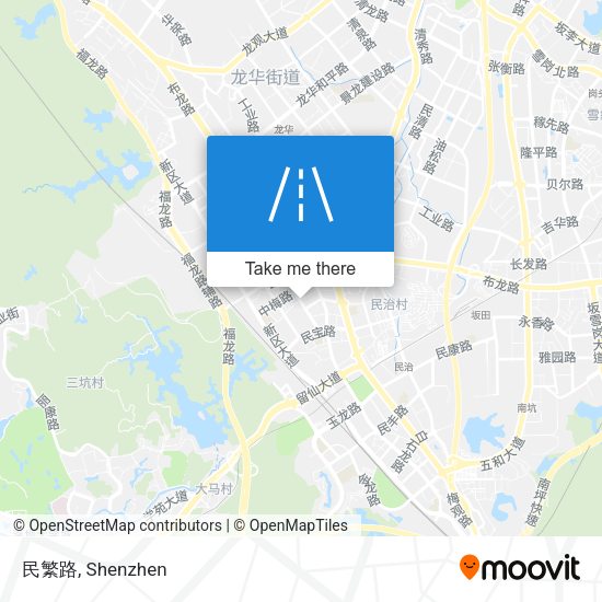 民繁路 map