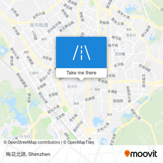 梅花北路 map