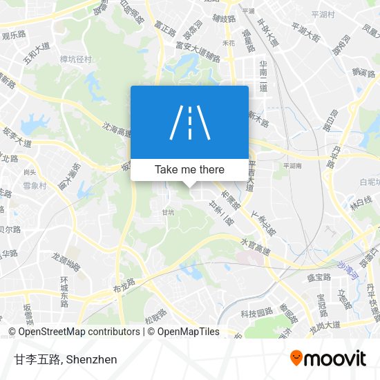 甘李五路 map