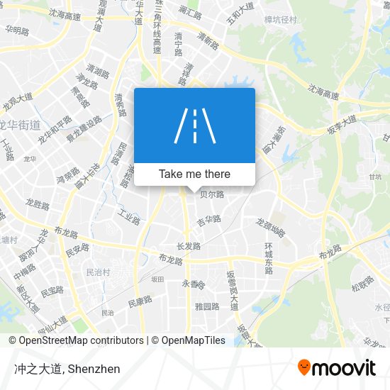 冲之大道 map