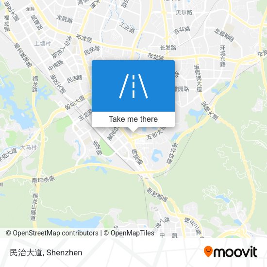 民治大道 map