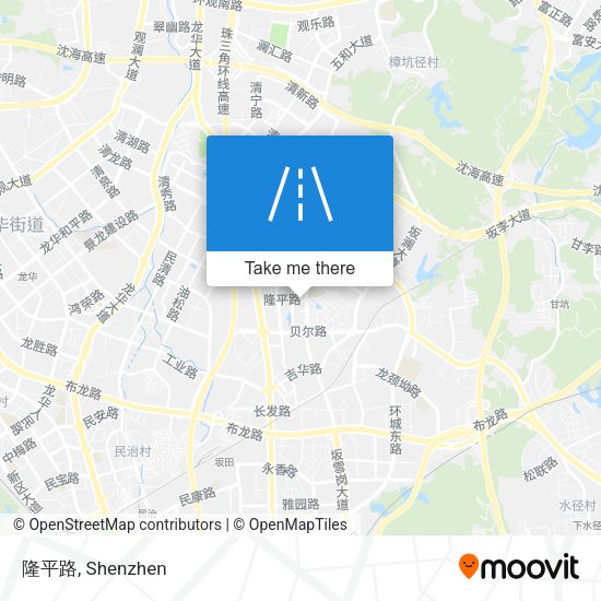 隆平路 map