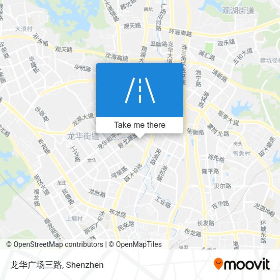 龙华广场三路 map