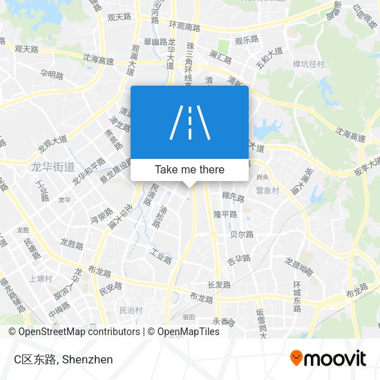 C区东路 map
