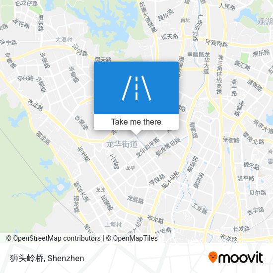 狮头岭桥 map