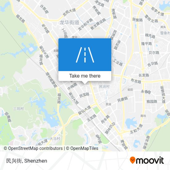 民兴街 map