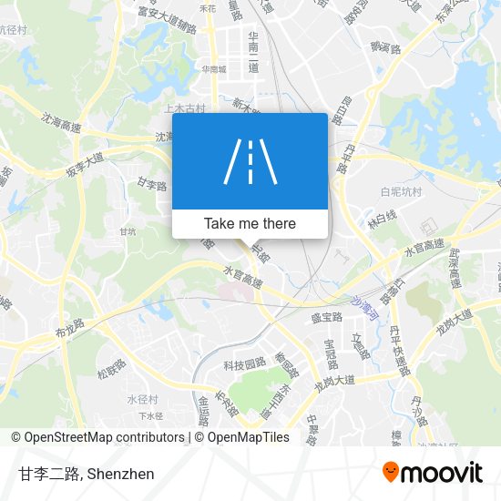 甘李二路 map