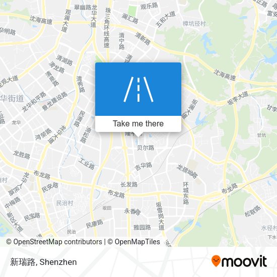 新瑞路 map