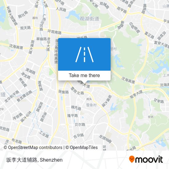坂李大道辅路 map