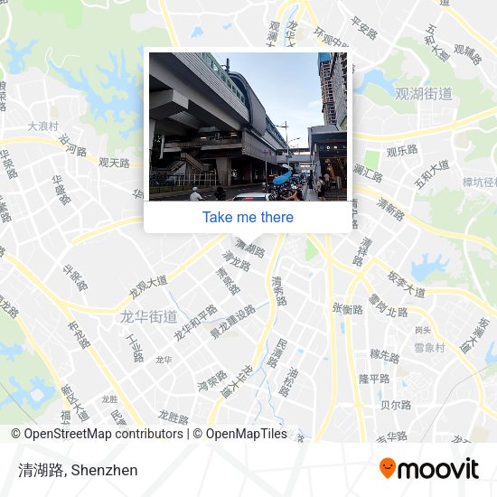 清湖路 map