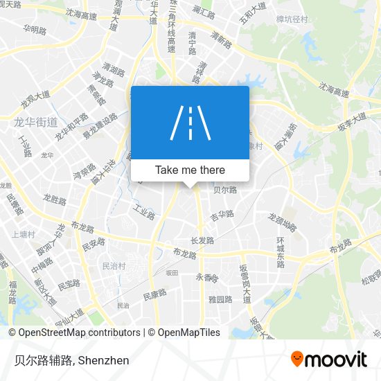 贝尔路辅路 map