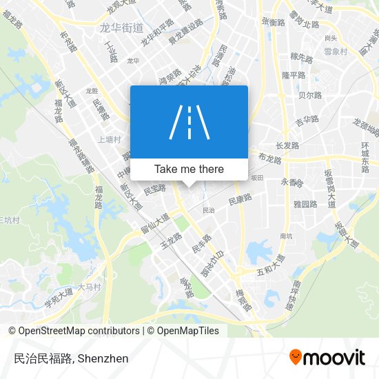 民治民福路 map