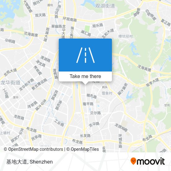 基地大道 map