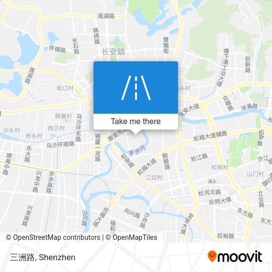 三洲路 map