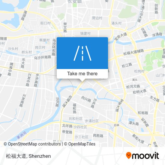 松福大道 map