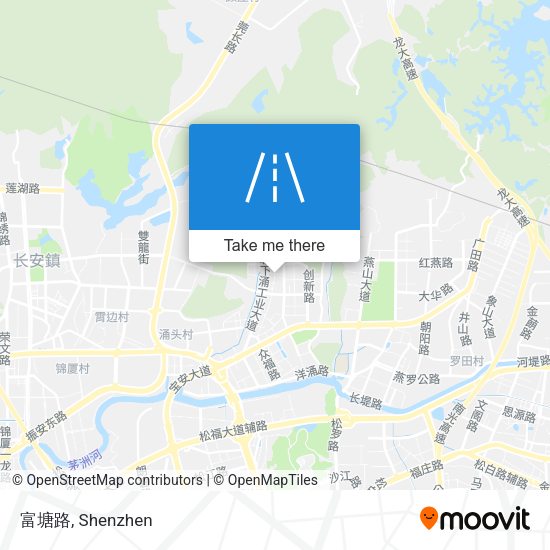 富塘路 map