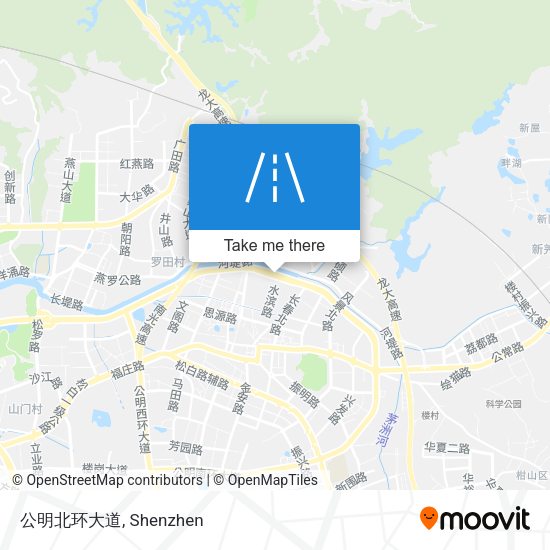公明北环大道 map