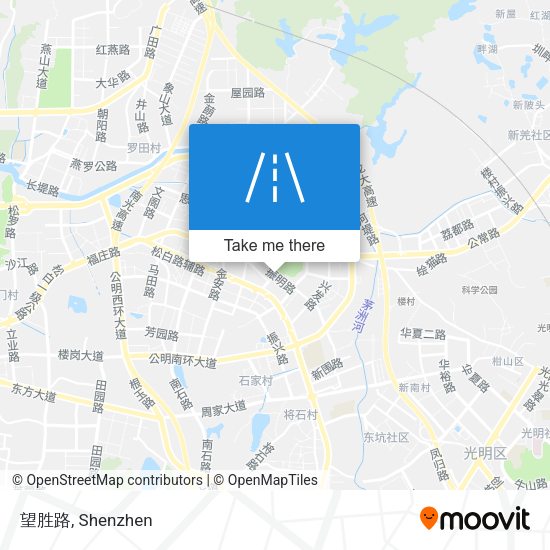 望胜路 map