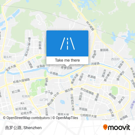 燕罗公路 map
