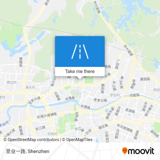 景业一路 map