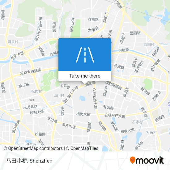 马田小桥 map