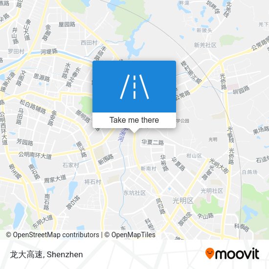 龙大高速 map