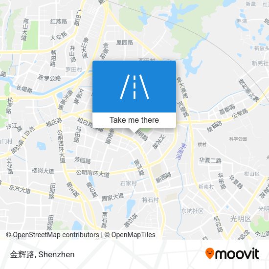金辉路 map