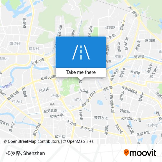 松罗路 map