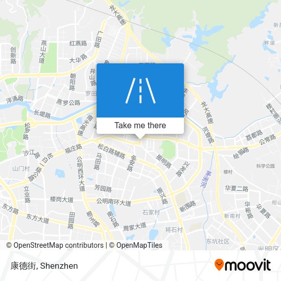 康德街 map