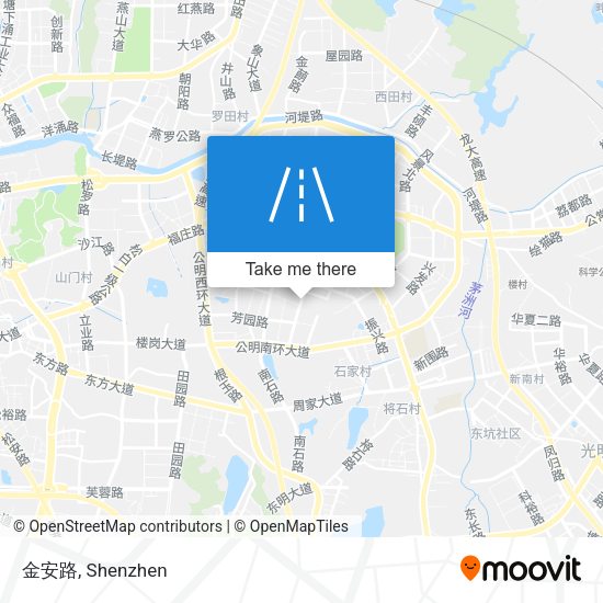 金安路 map