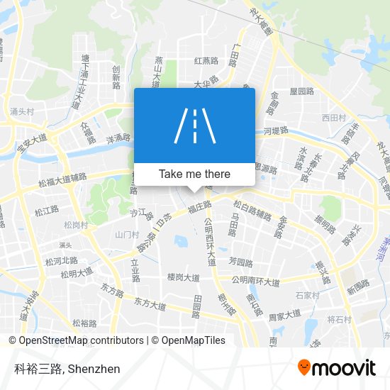 科裕三路 map