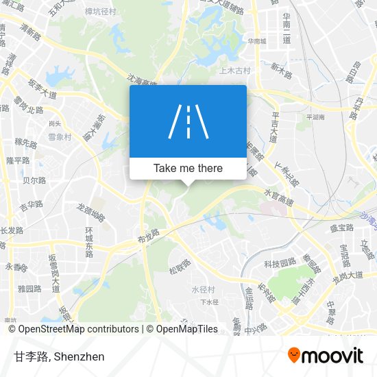 甘李路 map