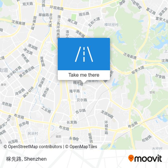 稼先路 map