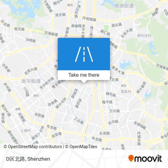 D区北路 map