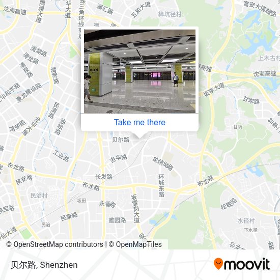 贝尔路 map