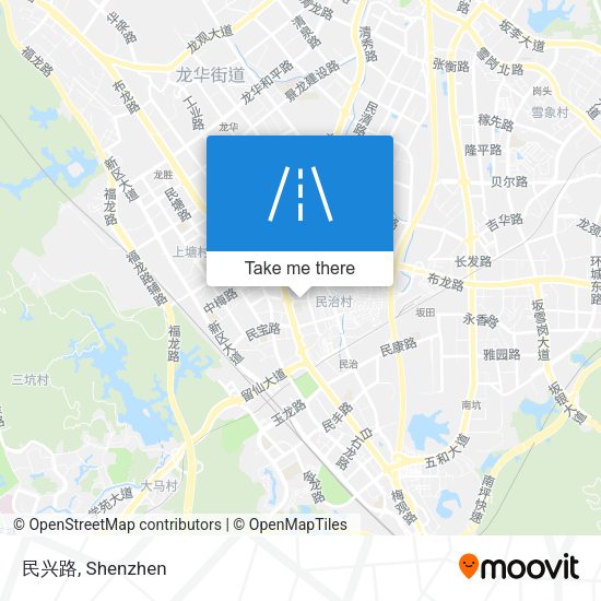 民兴路 map