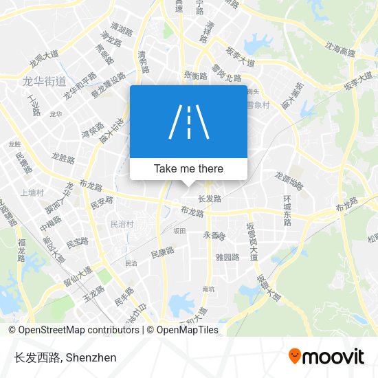 长发西路 map
