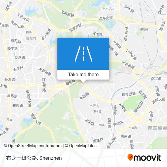 布龙一级公路 map