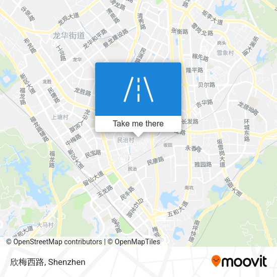 欣梅西路 map