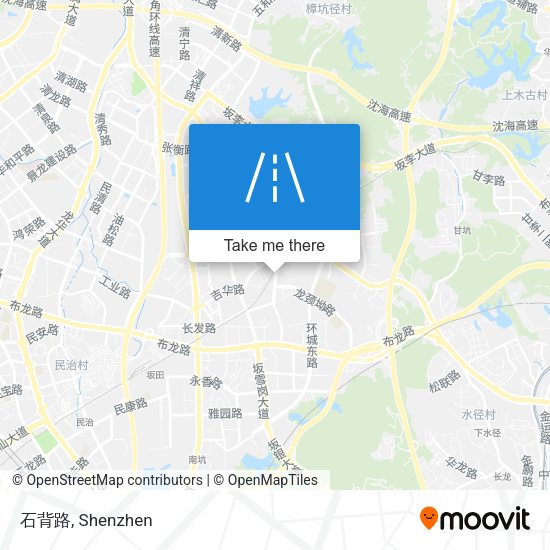石背路 map