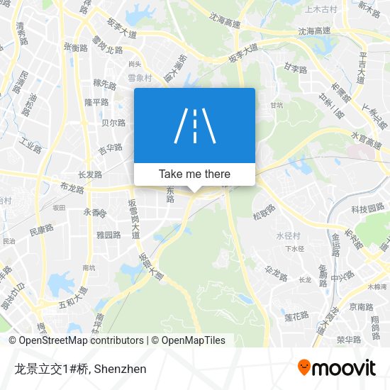 龙景立交1#桥 map