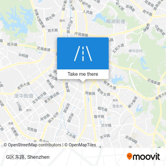 G区东路 map