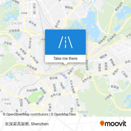东深渠高架桥 map