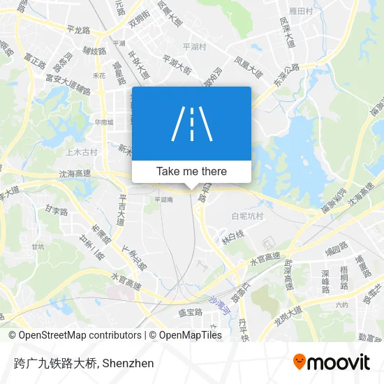 跨广九铁路大桥 map
